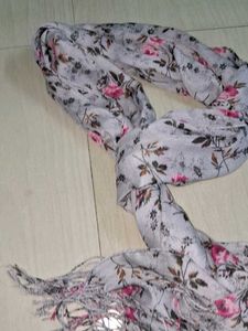 Floral Print Dupatta 🆕🩶💓
