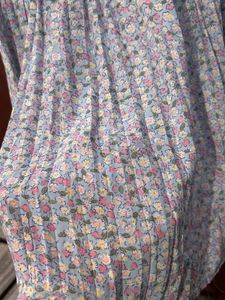 Floral Tie-Neck Blouse