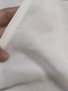 White Top Kurti With Lace