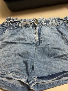 Cute Denim Paperbag Shorts