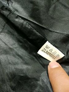 Chic Tweed Blazer with Black Trim XS