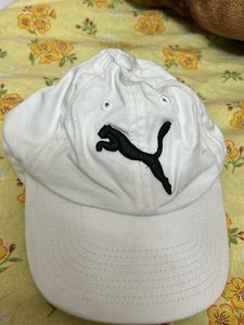 Puma White Baseball Cap