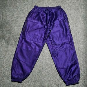Purple Silky Athletic Pants
