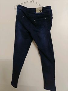Dark Blue Denim Jeans
