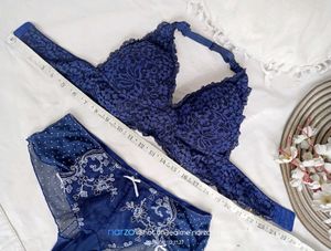 Navy Blue Lingerie Set