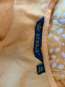 Beautiful yellow Embroidered Kurta