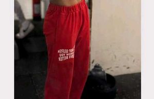Bonkers Red Graphic Print Sweatpants