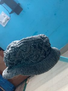 Korean Woollen Fancy Cap