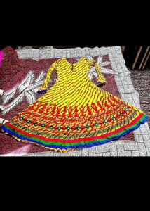 elegant embroidered anarkali suit