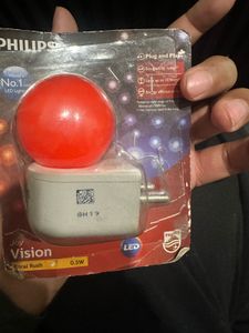 Philips Joy Vision LED Night Light Red color