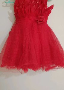 Red Party dress 👗 Rakhi special