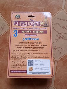 Rudraksha 3 Mukhi Original Lab Taste