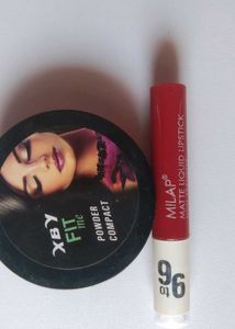 Maybelline Fit Me Compact Powder + Milap Matte Liq