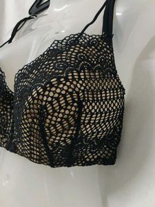 casique Black Lace Bra
