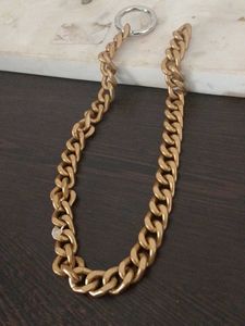 Chunky Gold Chain necklace & bracelet