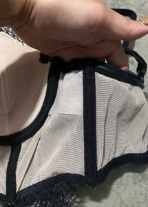Lace Detail Corset with Side Boning