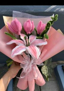 Handmade Crochet Flower Bouquet