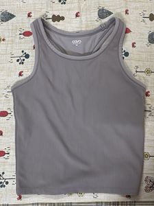 Ribbed Cropped Tank Top