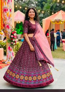 wedding or party wear lehanga choli fully stitched