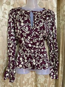 MANGO Floral Print blouse