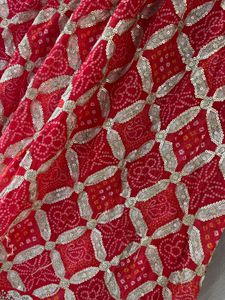 Amazing Full Flered Bandhni Lehenga Choli