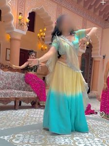 Designer Ombre Lehenga Choli Set