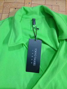 Tokyo Talkies Green Crop Top