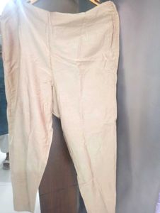 Classic Beige Ethnic Pants