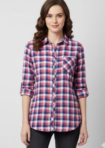 Max Checked Flannel Cotton Shirt XL