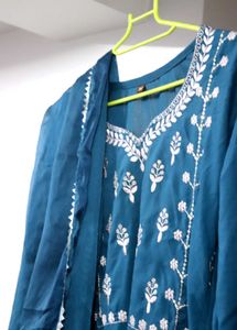 Elegant Embroidered Kurta set.