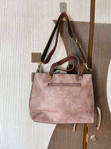 Stylish Faux Leather Satchel Bag