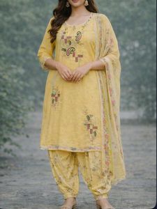 baby yellow kurta set