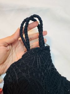Black Lace Bralette Top