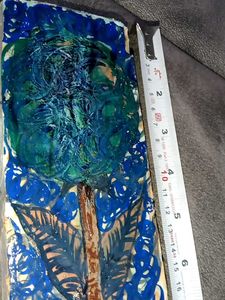 Abstract Blue Tree Art stone 🪨