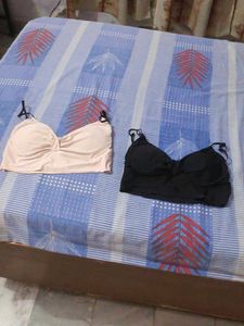 Comfortable Bra Set - Pack of 2   free size
