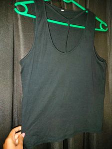 Stylish Black Sleeveless Top