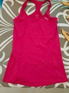 Puma Pink Athletic Tank Top