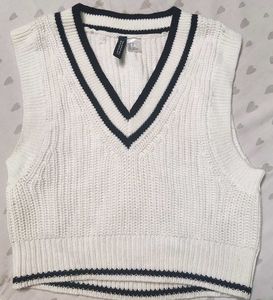 preppy H&M sweater vest.