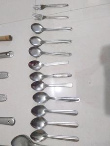 kitchen spoon combo steel, sansi, serving kanchi