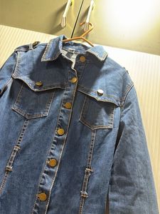 Classic Blue Denim Midi Dress