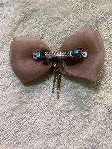 Sparkling Bow Hair Clip