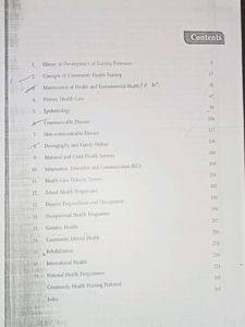 community health nursing book zerox