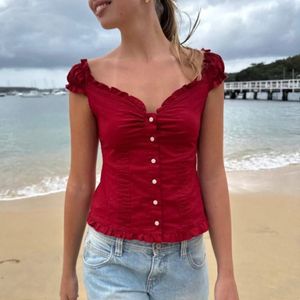 Red Brandy Melville Inspired top