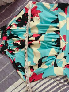 Floral Halter Neck Midi Dress