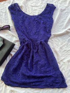 sale❤️‍🔥 Coquette Laced ✨Royal Blue mini Dress