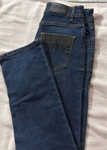 Blue Denim Jeans with Sparkly Detail
