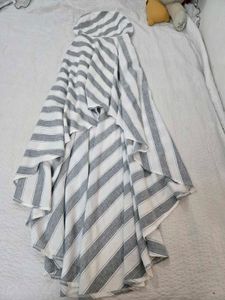 Bohemian Striped Maxi Dress bust 34