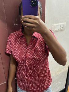 Red Patterned Shirt