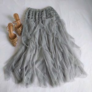 Elegant Tiered Tulle Skirt 🎐✨️