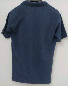 Men's Navy Blue Polo Shirt with Bee Logo